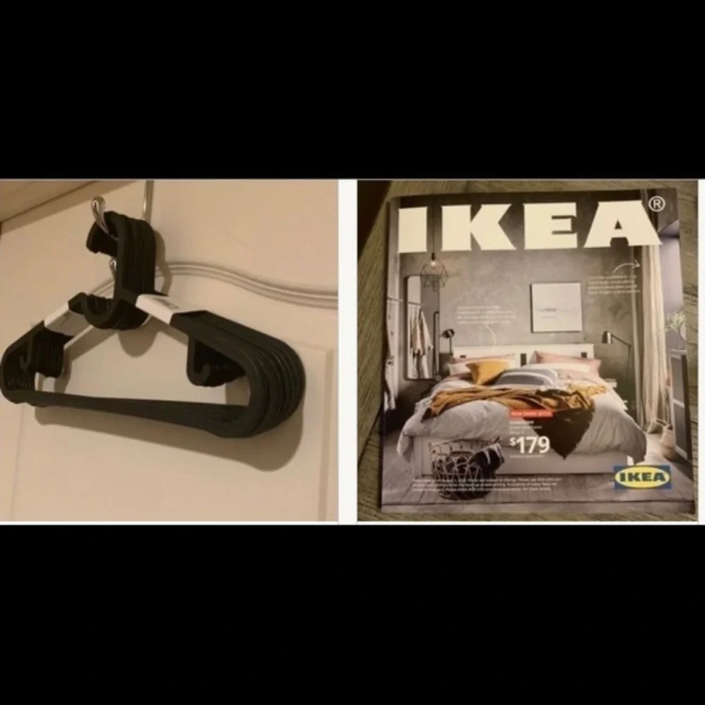 10 hangers + IKEA catalogue magazine last issue!